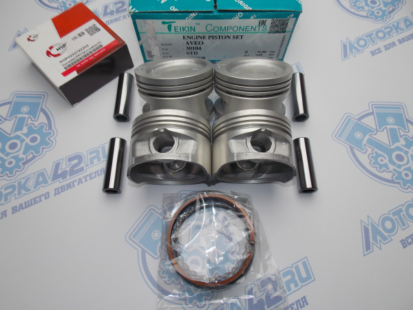 Поршни + кольца к-кт 4шт стандарт GM F15S3 '03-