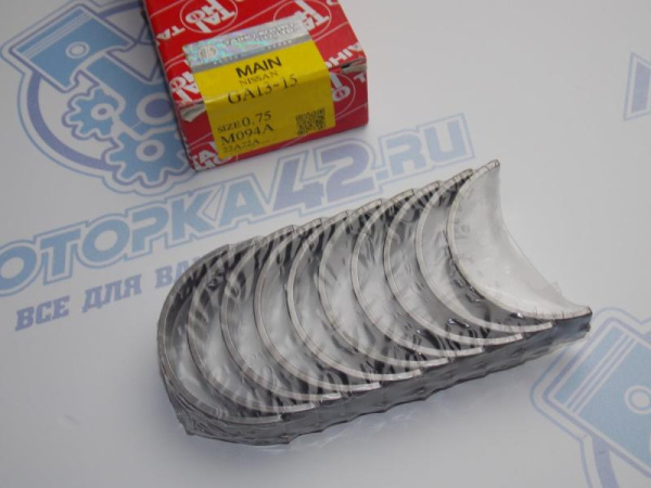 Вкладыши коренные TAIHO ремонт +0,75 NISSAN QG15DE