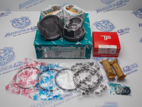 Поршни + кольца к-кт 4шт стандарт TOYOTA 2AR-FE