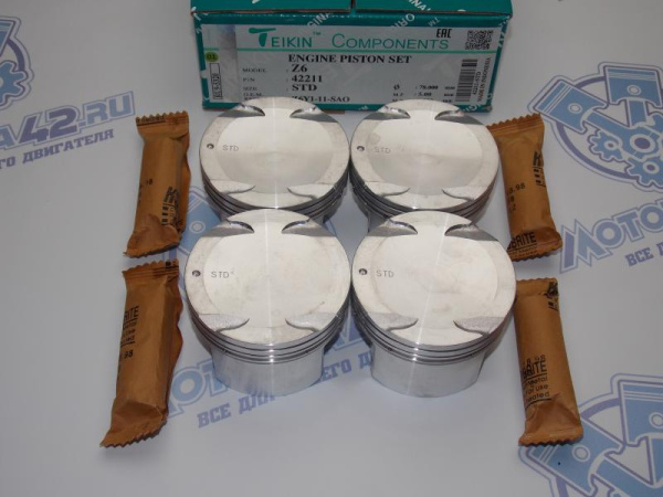 Поршни TEIKIN к-кт 4шт стандарт MAZDA Z6, ZY