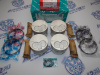 Поршни + кольца к-кт 4шт стандарт TOYOTA 3C, 3C-T