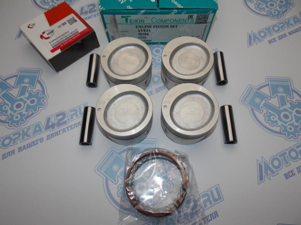 Поршни + кольца к-кт 4шт стандарт GM F15S3 '03-