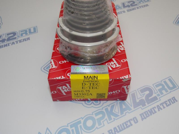 Вкладыши коренные TAIHO ремонт +0,75 1.6L NEXIA, CRUZE