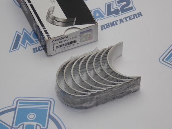 Вкладыши KING шатунные стандарт RENAULT F4R