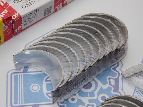 Стандартные вкладыши и полукольца TAIHO QG, GA