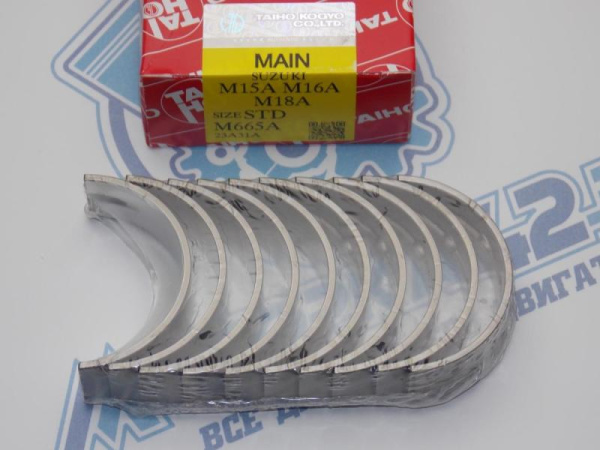 Вкладыши коренные TAIHO стандарт SUZUKI M15A, M16A, M18A