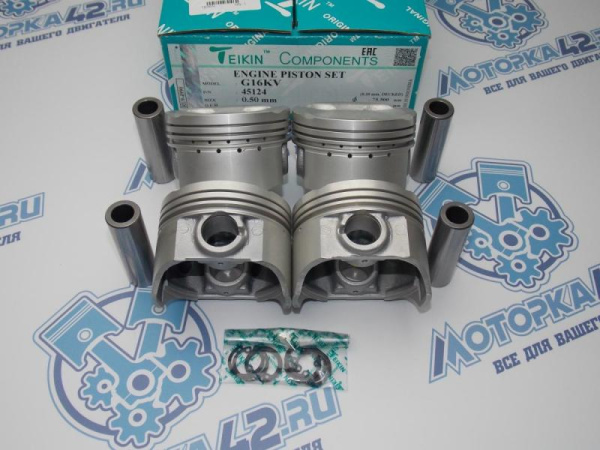Поршни TEIKIN к-кт 4шт ремонт +0,50 SUZUKI G15#, G16A