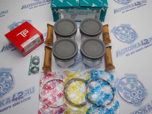 Поршни + кольца к-кт 4шт стандарт SUZUKI J20A II