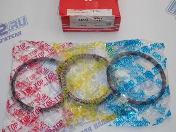 Кольца поршневые TPR ремонт +0,5мм CA20 NISSAN