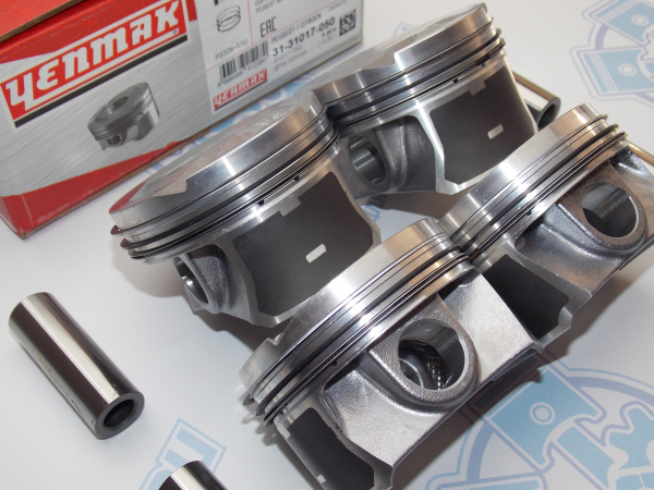 Поршни + кольца к-кт 4шт ремонт +0,50 1,6L NFU