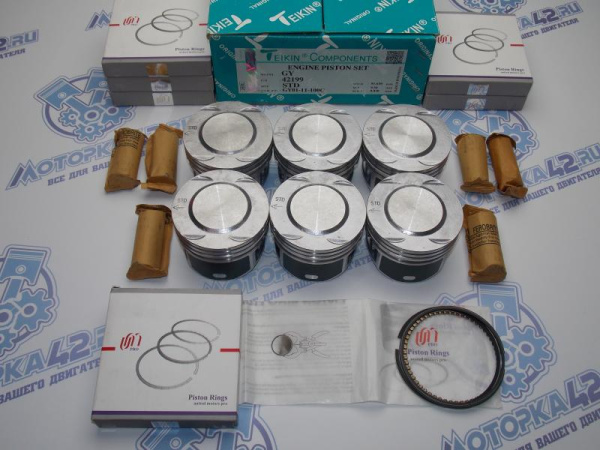 Поршни + кольца к-кт 6шт стандарт MAZDA GY-DE