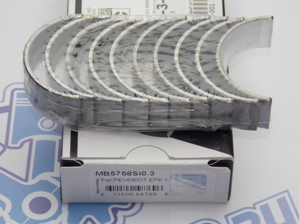 Вкладыши коренные KING ремонт +0,30 Peugeot / Citroen EP6