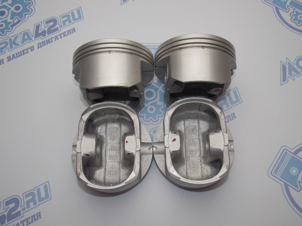 Поршни + кольца к-кт 4шт ремонт +0,50 MMC 4B12