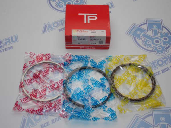 Кольца поршневые TPR ремонт +0,25 MAZDA LFX, L3V, LFD