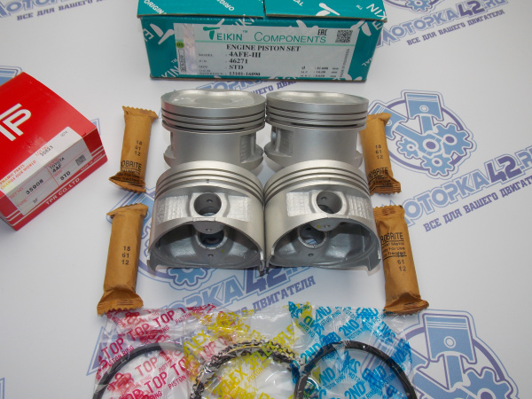 Поршни + кольца к-кт 4шт стандарт TOYOTA 4A-F