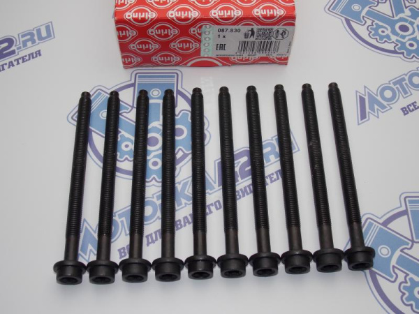 Комплект болтов ГБЦ 10шт FORD 1.6 16V Zetec 96>