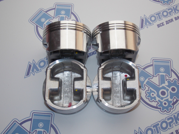 Поршни + кольца к-кт 4шт ремонт +0,50 HONDA F23A