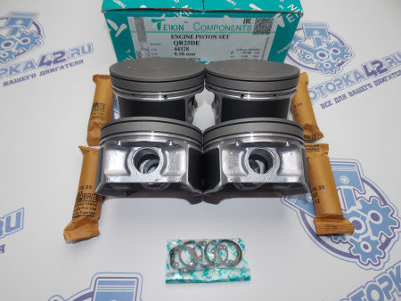 Поршни TEIKIN к-кт 4шт ремонт +0,50 NISSAN QR25DE I