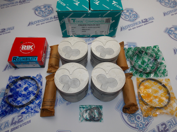 Поршни AG + кольца 4шт стандарт NISSAN TD27-T