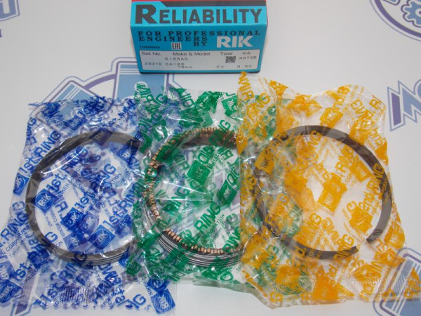 Кольца поршневые RIK ремонт +0,5мм GA16DE II