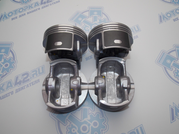 Поршни + кольца к-кт 4шт ремонт +0,50 HONDA K24A4