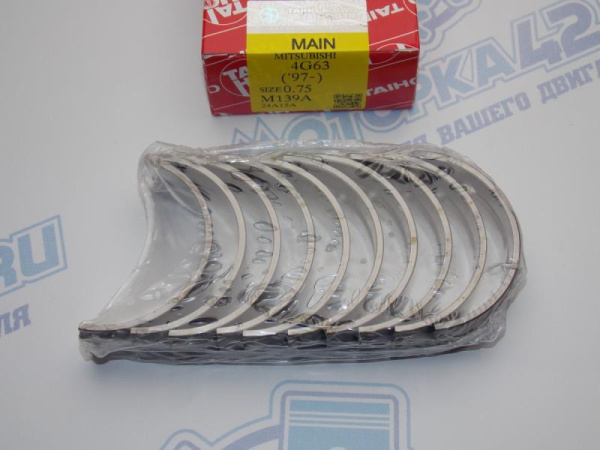 Вкладыши коренные TAIHO ремонт +0,75 MMC 4G63 SOHC, 4G64