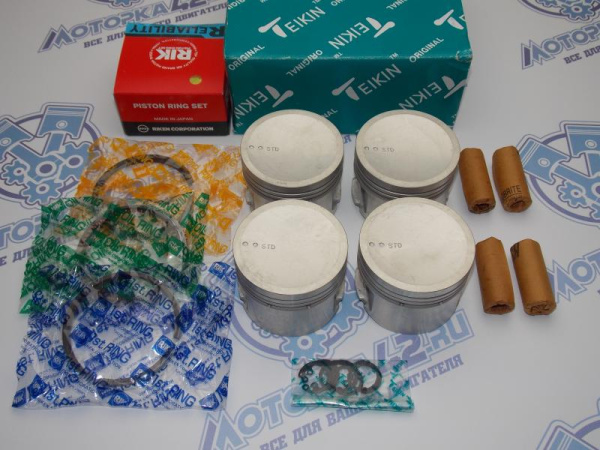 Поршни + кольца 4шт стандарт NISSAN 1.3 QG13DE