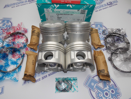 Поршни + кольца к-кт 4шт стандарт TOYOTA 3C, 3C-T