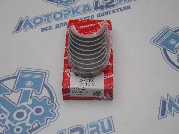 Вкладыши шатунные TAIHO ремонт +0,25 1.6L NEXIA