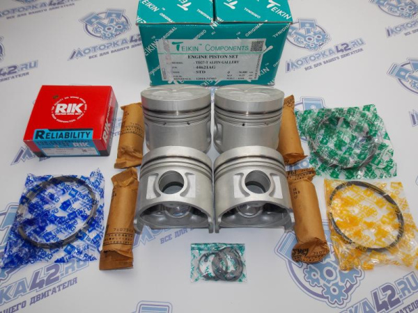 Поршни AG + кольца 4шт стандарт NISSAN TD27-T