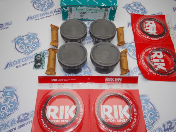 Поршни + кольца 4шт стандарт SUBARU EJ255, EJ257