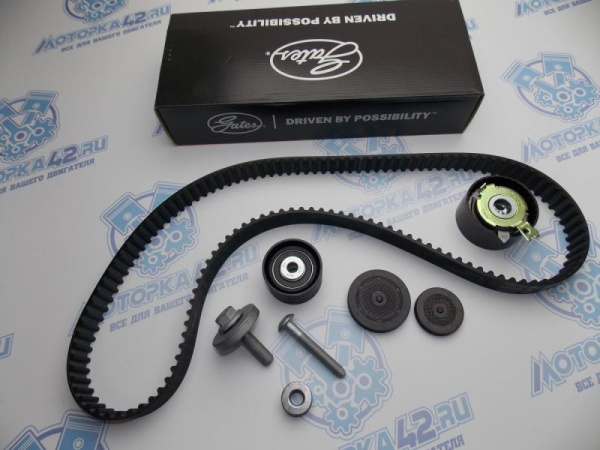 Комплект ремня ГРМ GATES Renault K4M