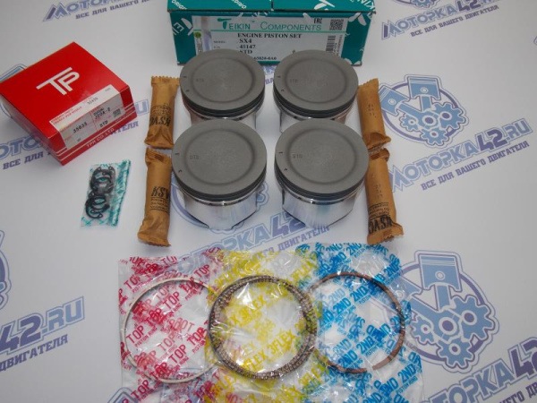 Поршни + кольца к-кт 4шт стандарт SUZUKI J20A III