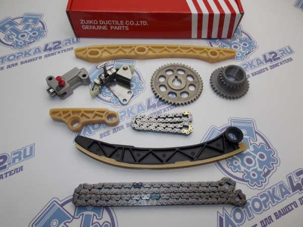 Комплект цепи ГРМ + насос ZUIKO HONDA R20A