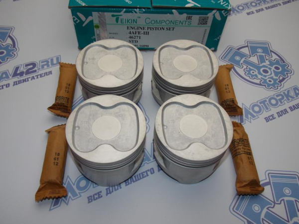 Поршни TEIKIN к-кт 4шт стандарт TOYOTA 4A-F