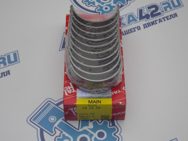 Вкладыши коренные TAIHO ремонт +0,25 TOYOTA 3S, 4S, 5S 