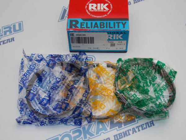 Кольца поршневые RIK ремонт +0,50 NEXIA A15SMS