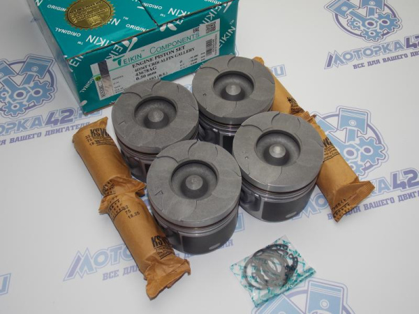 Поршни TEIKIN к-кт 4шт ремонт +0,50 MMC 4D56T CRDi 44