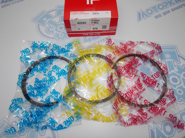 Поршни + кольца к-кт 4шт стандарт HYUNDAI G4KD