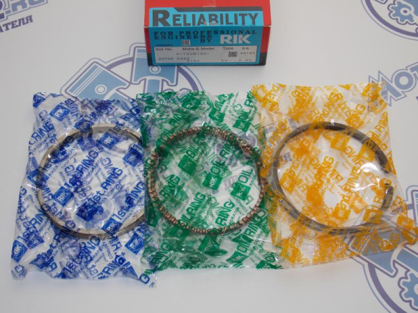 Кольца поршневые RIK ремонт +0,50 MMC 4G92