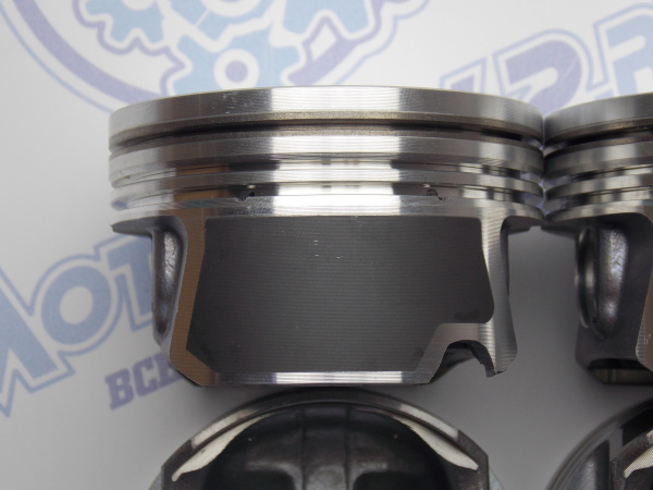 Поршни + кольца All4Motors к-кт 4шт ремонт +0,50 VAG BYK BPJ