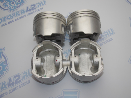 Поршни + кольца к-кт 4шт ремонт +0,50 MMC 4G63 NEW