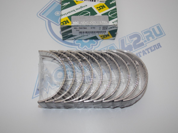 Вкладыши коренные NDC стандарт Hyundai / Kia G4GF