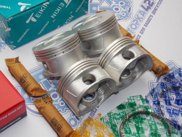 Поршни + кольца 4шт стандарт Lifan Solano 1.5