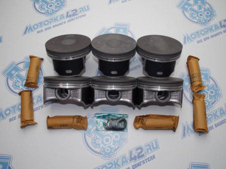 Поршни TEIKIN к-кт 6шт ремонт +0,50 MMC 6G75