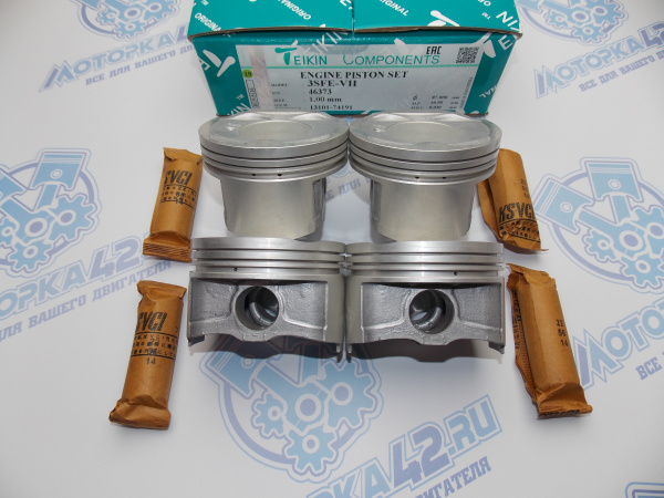 Поршни TEIKIN к-кт 4шт ремонт +1,00 TOYOTA 3S-FE 96-