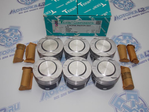 Поршни TEIKIN к-кт 6шт стандарт MAZDA GY-DE