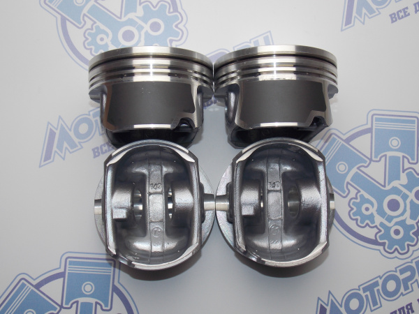 Поршни + кольца All4Motors к-кт 4шт ремонт +0,50 VAG BYK BPJ