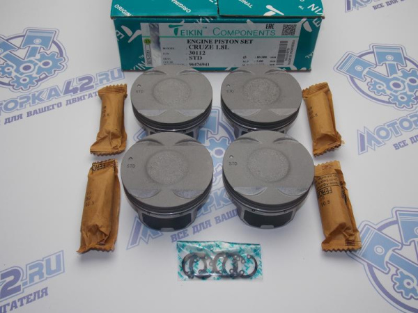 Поршни TEIKIN к-кт 4шт стандарт GM F18D4 / Z18XER