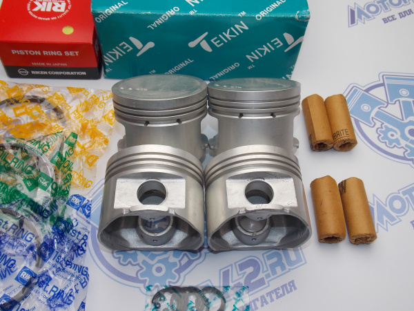 Поршни + кольца 4шт стандарт NISSAN 1.3 QG13DE